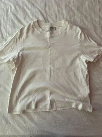 COS 화이트 반팔 티셔츠 EUR M 여성용