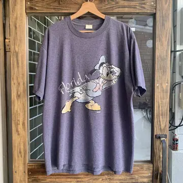 빈티지 도널드 덕 티셔츠 USA Velva Sheen XL