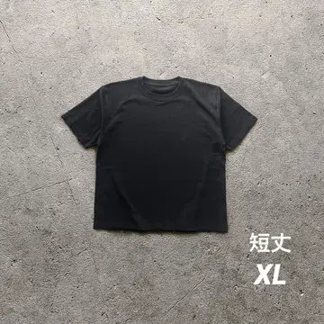 숏 기장 T셔츠 스트릿 스케이터 y2k 블랙 XL