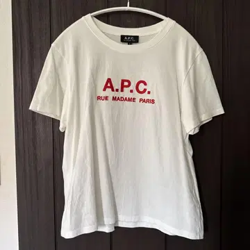 A.P.C 자수 로고 티셔츠 S 아페쎄