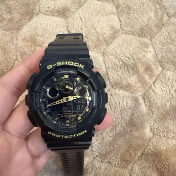 G-SHOCK GA-100 블랙 손목시계