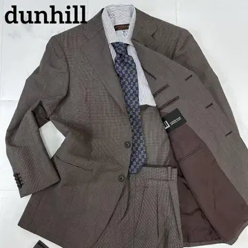 dunhill 싱글 수트 셋업 카키 계열