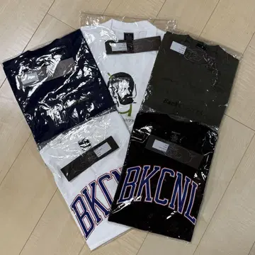 미사용 새상품 미개봉 backchannel 백 채널 티셔츠 5매 세트