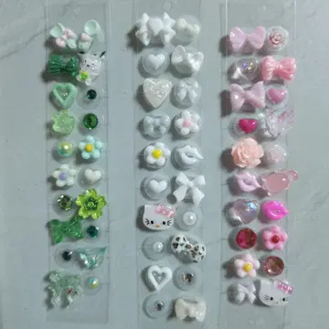 귀 지압 주얼리 * 최애 (GREEN WHITE PINK)