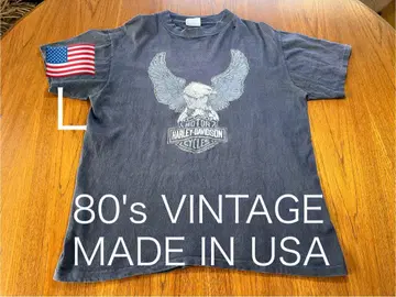 80's VINTAGE HARLEY-DAVIDSON 티셔츠 이글