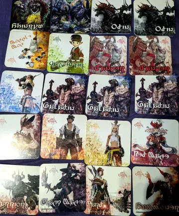 FF14 에오르제아 카페 코스터 20장
