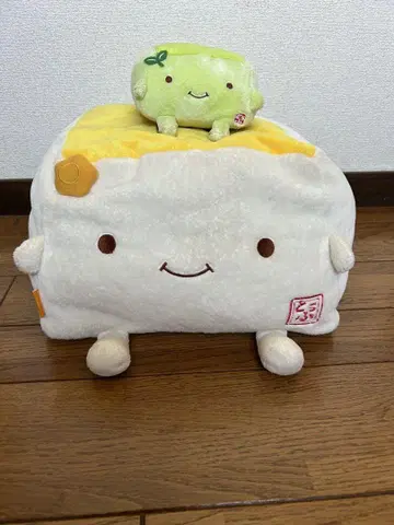 한나리 두부 봉제인형 대소 2개 세트는 헤이세이 레트로