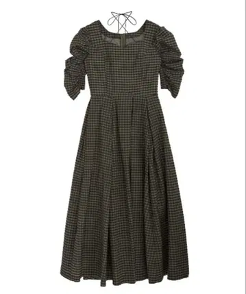 SEERSUCKER VOLUME HEM DRESS