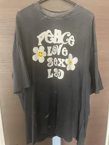 READYMADE PEACE LOVE SEX LSD 티셔츠