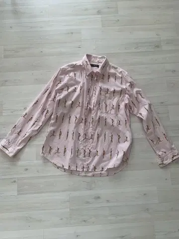 ISSEY MIYAKE 수영 선수 프린트 긴팔 셔츠