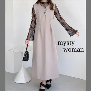 mysty woman*시어 이너 SET 민소매 원피스 포멀