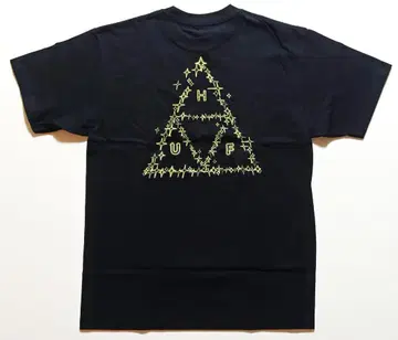새상품 미사용 HUF GLEAM S/S TEE 블랙 (L 사이즈)