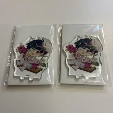 백 아이나나 애니 카페 아크릴 스탠드 2개 세트