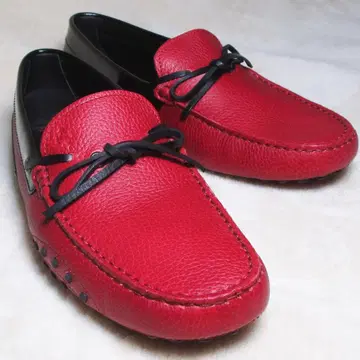 TOD'S For Ferrari 드라이빙 신발 레드 SIZE 8