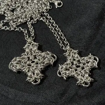 'cross' chainmail grunge y2k 십자가 archive