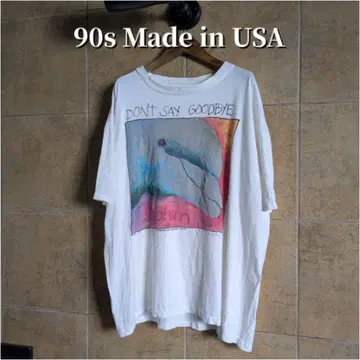 90s USA제 B. Micieli 돌고래 애니멀 아트 티셔츠