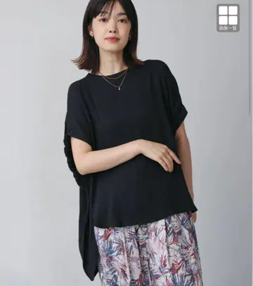 2025 여름 새상품 부즈루드 린넨 혼방 릴랙스 풀오버