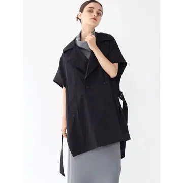 야마다야 Aga 슬리브리스 트렌치코트 미사용 새상품