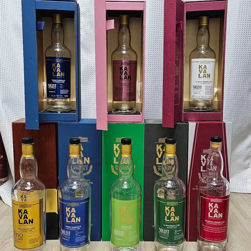 위스키공병 카발란모음