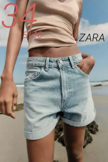 ZARA 데님 숏팬츠
