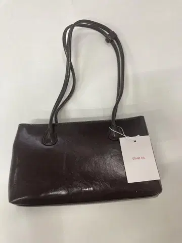 STAND OIL 다크 브라운 토트백