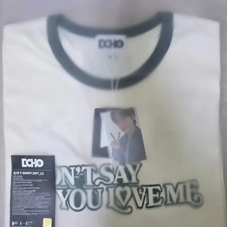 （mild）BTS JIN ECHO S/S Tシャツ 公式　トレカあり BTS JIN ECHO Tシャツ S/S T-SHIRT Lサイズ - メルカリ