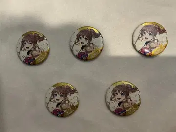 뱅드림 10주년 캔뱃지 Poppin'Party 야마부키 사아야 5개 세트