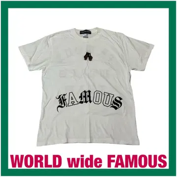WORLD wide FAMOUS 월드와이드 페이머스 티셔츠 남성용