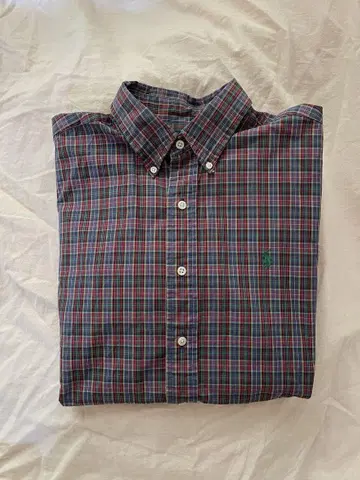 Ralph Lauren 체크 무늬 반팔 셔츠