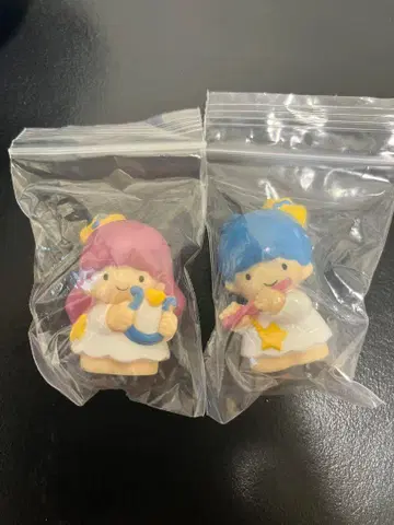 산리오 리틀트윈스타 키키 라라 손가락 인형 소프트 비닐