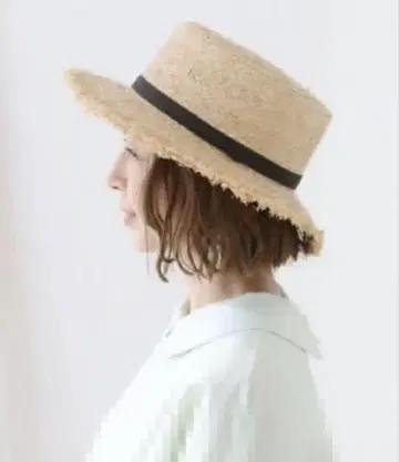 새상품 라피아 캉캉 모자 프린지 스트로우 햇 밀짚모자