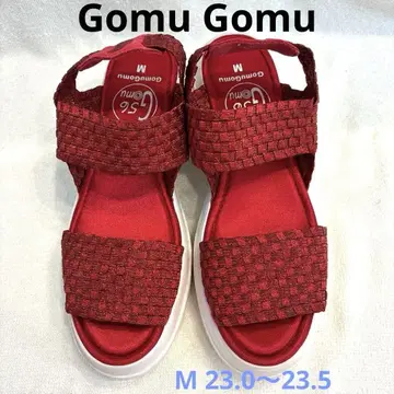 [ 미사용급 ] GomuGomu 고무56 통굽 샌들 M23.0~23.5