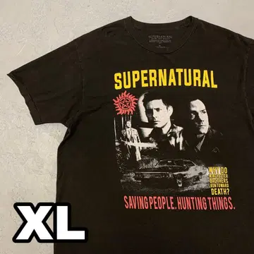 WD234 [ 무비 t ] SUPERNATURAL 양면 프린트 티셔츠