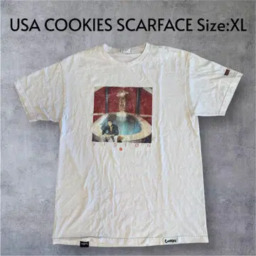 USA Cookies SCARFACE 스카 페이스 프린트 티셔츠 XL