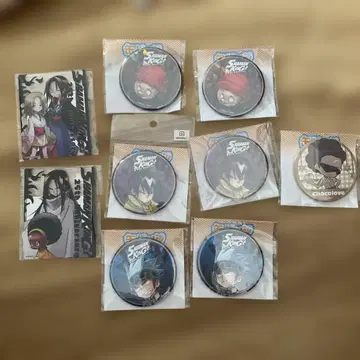 샤먼킹 eeo 복권 외 복권 캔뱃지 아크릴 카드 세트