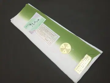새상품 하 기모노노 토모 보카시 칙칙한 녹색 x 흰색 N70730-50