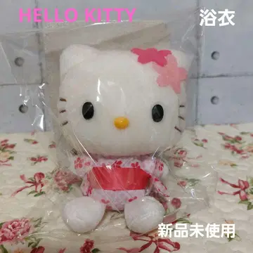헬로키티 유카타 봉제 인형 미사용 새상품