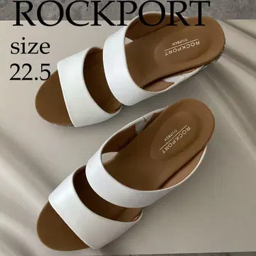 미사용 새상품 ROCKPORT 화이트 샌들 22.5