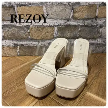 새상품급 REZOY 클리어 스트랩 샌들 S(22.0~22.5cm)