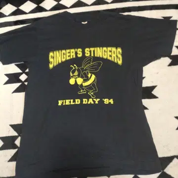 빈티지 미국 싱글 SINGER'S STINGERS 티셔츠 S '94