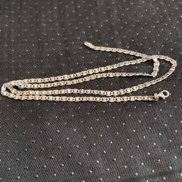 실버 체인 목걸이 55cm SILVER925 ITALY [ 5 ]