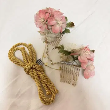 벚꽃 머리 장식 체인 벚꽃