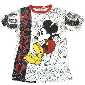 VINTAGE 일본풍 패턴 USA제? DISNEY 미키마우스 티셔츠