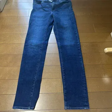 UNIQLO 슬림 핏 데님 팬츠 다크 블루 28인치