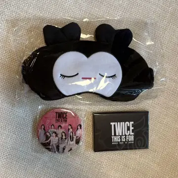 TWICE 업그레이드 혜택 트레이딩 카드 캔배지 안대