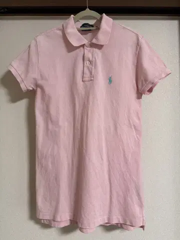 폴로 랄프 로렌 핑크 반팔 피케 셔츠