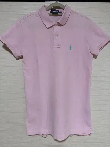 폴로 랄프 로렌 핑크 반팔 피케 셔츠