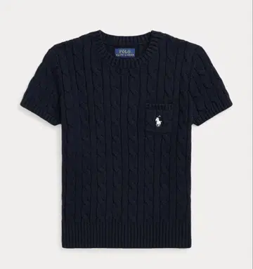 새상품 POLO RALPH LAUREN 폴로 랄프로렌 반팔 케이블 니트