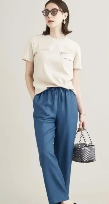 린넨 라이크 드로스트 이지 팬츠 B&Y