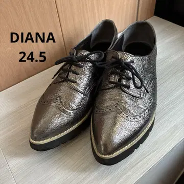 새상품급 DIANA 다이애나 레이스업 스틸레토 24.5